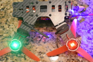 Drone LED's on!